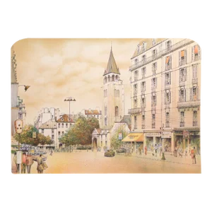 Parisian Street Scene, Rolf Rafflewski Lithograph, Signed and Numbered in Pencil