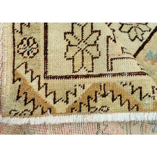 Pink Turkish Vintage Rug 3'4" x 5'5" #19806 For Sale - Image 8 of 8