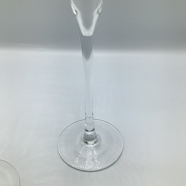 Contemporary Waterford Marquis Celebration Crystal Champagne Toasting Flutes-Set of 2 For Sale - Image 12 of 12