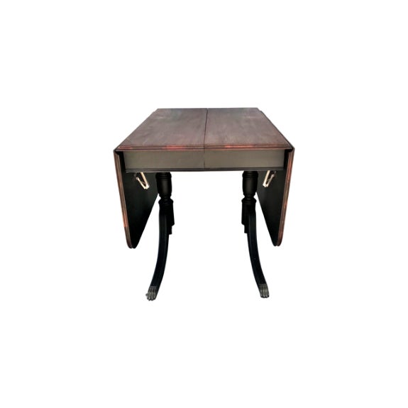 1950s Vintage Duncan Phyfe Style Drop Leaf Table Chairish