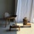 Small, low bench in antique Indonesian teak. Height: 16 cm; Length: 39 cm; Width: 19 cm. Solid antique teak, thick...