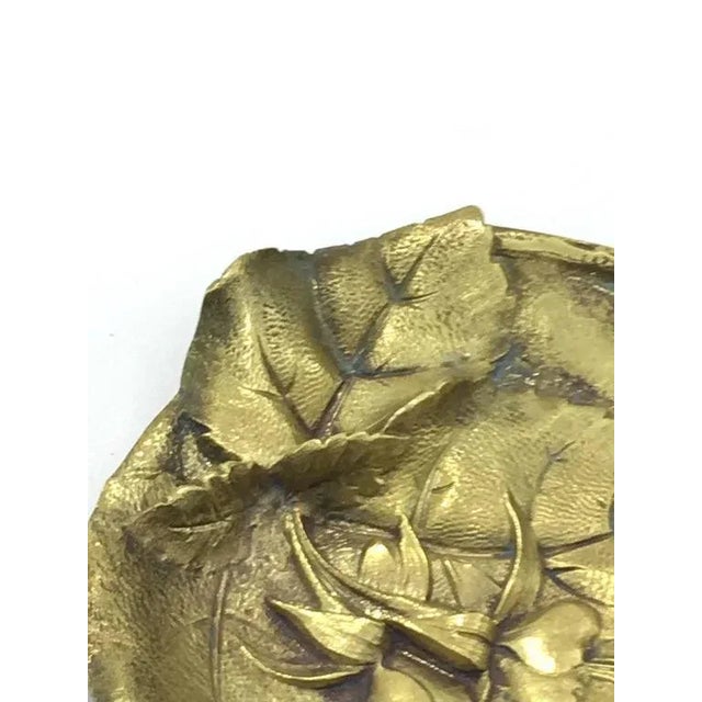 Brass Floral Ashtray, 1960s For Sale - Image 3 of 6
