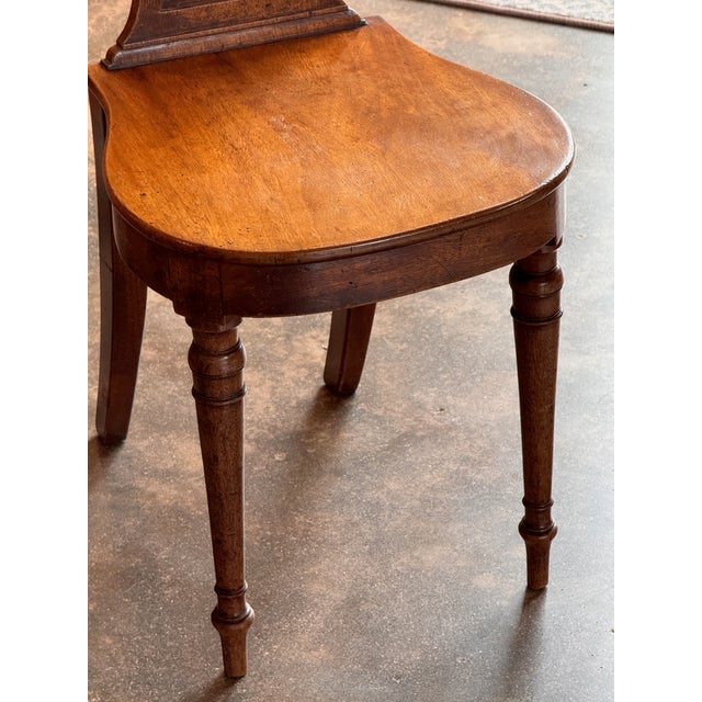 Pair of 19th Century English Hall Chairs For Sale - Image 11 of 14