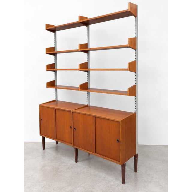 Scandinavian Teak Bookcase, Denmark, 1960s For Sale - Image 12 of 13