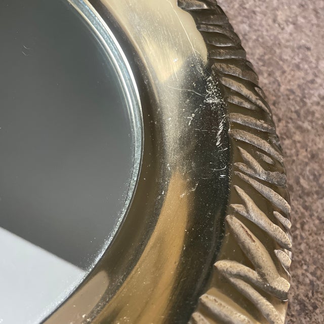 Elevated Brass and Mirror Tray For Sale In Dallas - Image 6 of 7