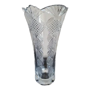 Mid 20th Century Crystal Clear Vase