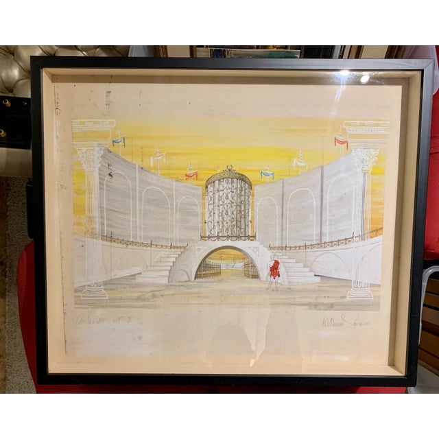 From the days when artists drew and painted their conceptual ideas for design and stage props. This is a colorful...