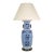 Large Blue and White Double Happines Qing Dynasty Lamp For Sale