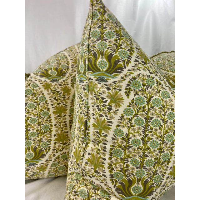 2020s Covington Fabrics "Antoinette" 22" Pillows-A Pair For Sale - Image 5 of 6