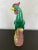 Early 20th Century 1920’s Green Japanese Porcelain Parrot For Sale - Image 5 of 12