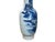 Ceramic 23" Vintage Blue White Scenery Porcelain Elephant Head Ear Art Vase For Sale - Image 7 of 12