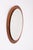 Round Teak Wall Mirror, Holland, 1960s For Sale - Image 4 of 8
