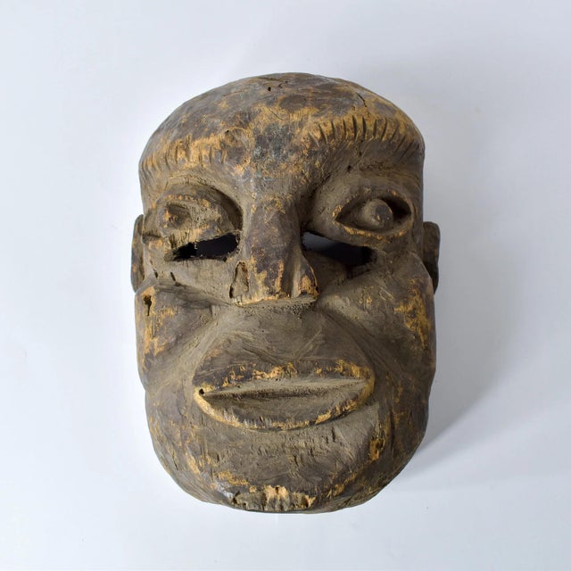 Early 20th Century Ibibio Carved Cross River Mask Nigeria For Sale - Image 9 of 14