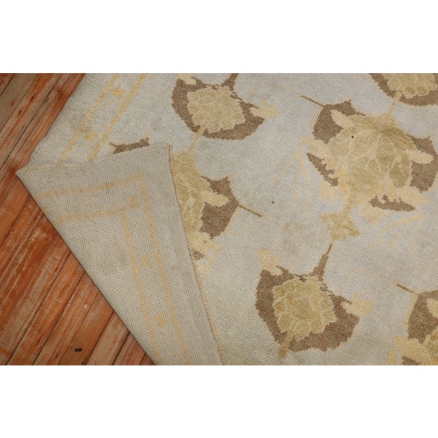 Arts Crafts Inspired Turkish Rug, 8' X 9'8'' For Sale - Image 9 of 12