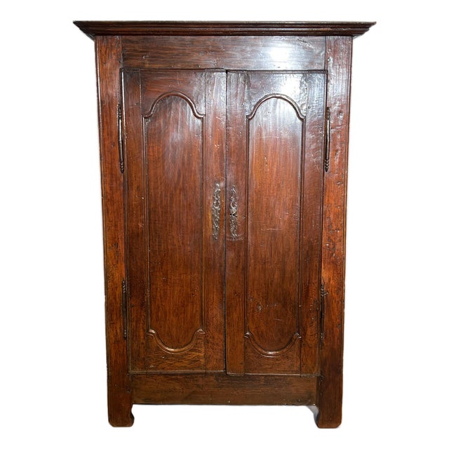 Antique Rustic Wardrobe in Oak For Sale