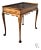 Kittinger Co Mahogany Tea Table Vintage Queen Anne Scalloped Apron Candle Slides For Sale