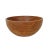 Wood Simple Teak Wood Bowl For Sale - Image 7 of 7
