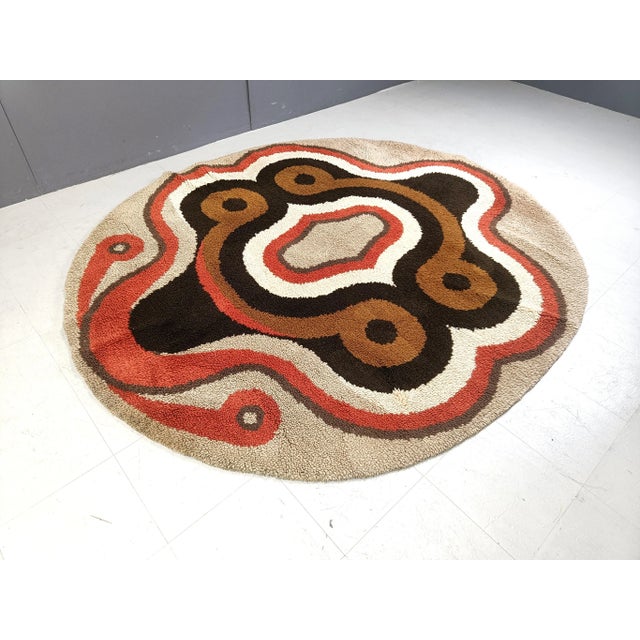Large Modernist Rug, 1970s For Sale - Image 4 of 7