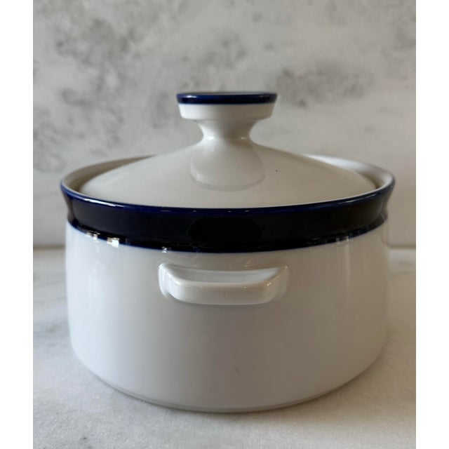 1970s Vintage Stoneware Noritake Primastone Fjord Casserole Dish For Sale - Image 5 of 10