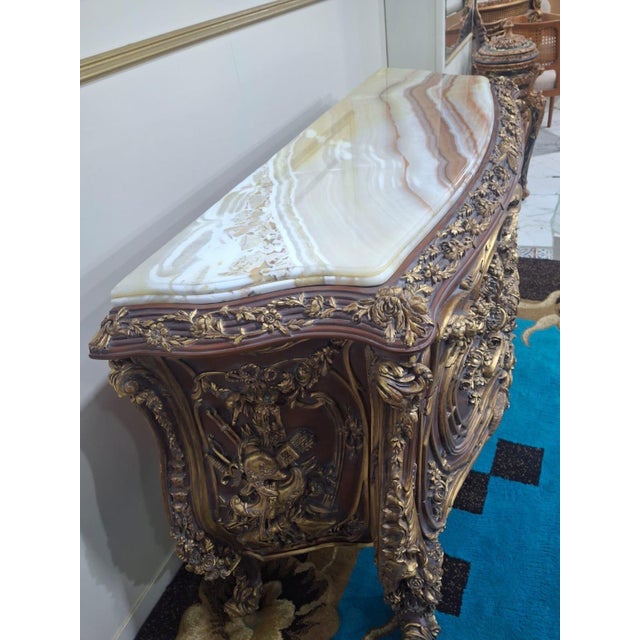 1960s 1960s French Louis XV Bombe Commode For Sale - Image 5 of 6