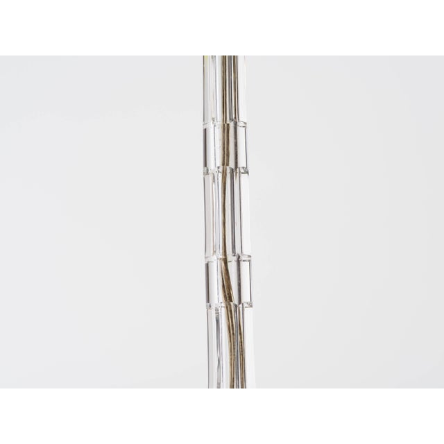 Art Deco Art Deco Faceted Cut Crystal Lamps - a Pair For Sale - Image 3 of 6