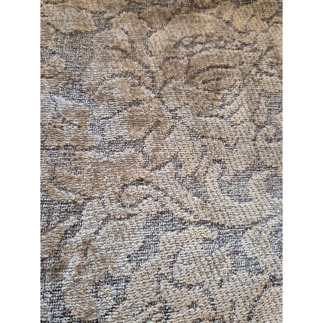 The House of Scalamandre Scalamandre Beige, Gray Imported Embossed Upholstery Boucle- 3 Yards For Sale - Image 4 of 6