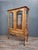 Vintage Louis XV Cherrywood Display Cabinet For Sale - Image 3 of 9