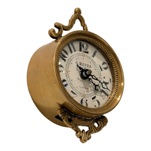 Vintage G. Revel Palais Royal Brass Wall Clock (Wall-Mount Only)