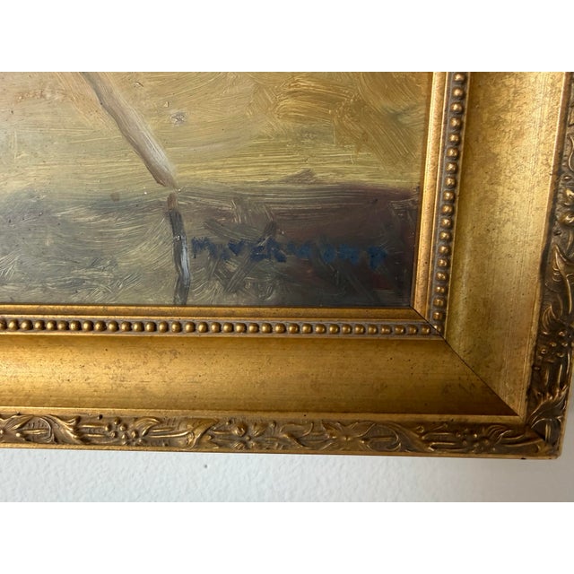 1980s Vintage Impressionist Floral Still Life Oil on Board Painting, Signed, Framed For Sale - Image 10 of 12