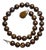 Boulder Opal 14mm Beaded Necklace, 19 Inches For Sale