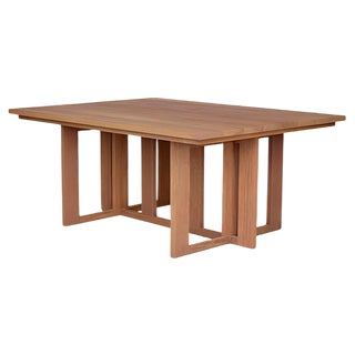 Solid Merbau Dining Table by Hans van der Laan & Harry van Hal, 1979 For Sale