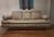 1990s Pair of Postmodern Sofas in Bronze Damask Fabric For Sale - Image 6 of 10