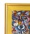 Expressionist Wolf Portrait Painting Including the Antiqued Gold Wood Frame For Sale In Los Angeles - Image 6 of 11