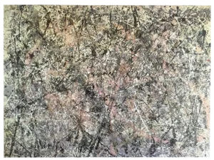 Jackson Pollock Foundation Abstract Expressionist Collector's Lithograph Print " Lavender Mist : No. 1 " 1950