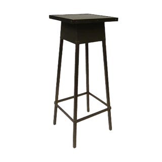 Art Nouveau Patinated Brass Flower Stand For Sale