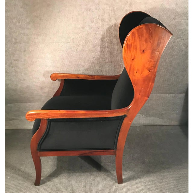 19th Century 1840 South German Biedermeier Wingback Armchair For Sale - Image 5 of 8