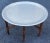 2020s Moroccan Silver Tray Table With Wooden Folding Base in Silver Finish For Sale - Image 5 of 6