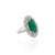 Early 21st Century 9.67 Carats Natural Zambian Emerald with Diamonds 3.37 Carats and 14k Gold For Sale - Image 5 of 6
