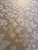 English Over 25 Yards of Peach and Cream Flower Pattern Fabric. For Sale - Image 3 of 6