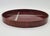 Art Deco Round Dark Veneer Tray with Metal Decoration, 1930s For Sale - Image 6 of 9