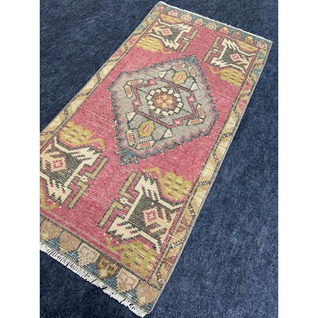 Early 21st Century Turkish Yastik Rug 1'8" x 3'4" For Sale - Image 5 of 5