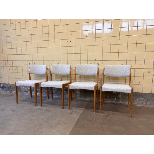 Vintage Dining Chairs by H.W. Klein for Bramin, 1960s, Set of 4 For Sale - Image 9 of 9