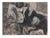 After Auguste Rodin, Nude, Centaur Abducting Two Women, Engraving For Sale
