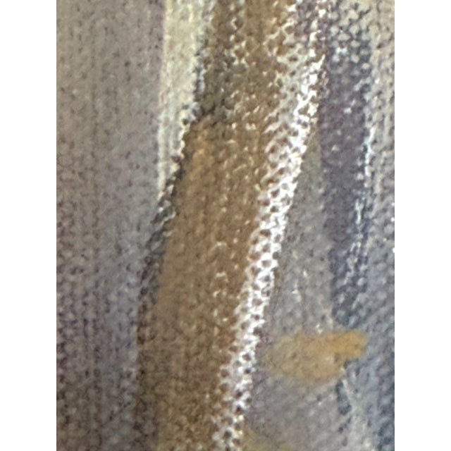 Glamorous Portrait of Elegant Woman - Original Painting on Canvas For Sale - Image 16 of 16