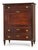 Louis XVI Style Drop-Front Secretary in Mahogany, 1960s For Sale - Image 4 of 9