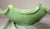 Large Antique Handmade North Carolina Us Green Glaze Centerpiece Pottery Bowl For Sale - Image 13 of 14