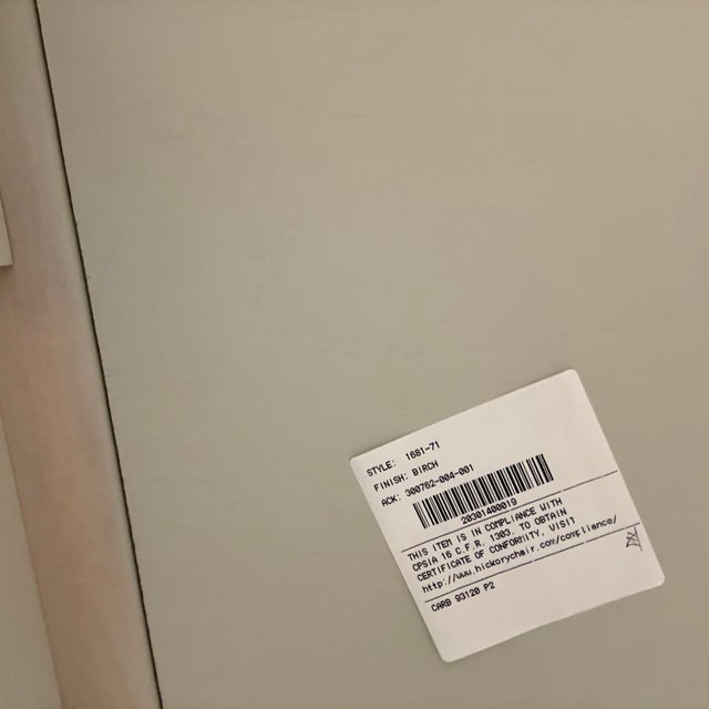 Hickory Chair Mirrored Coffee Table Pretty birch finish with a carved apron and fluted legs with an antiqued mirror top....