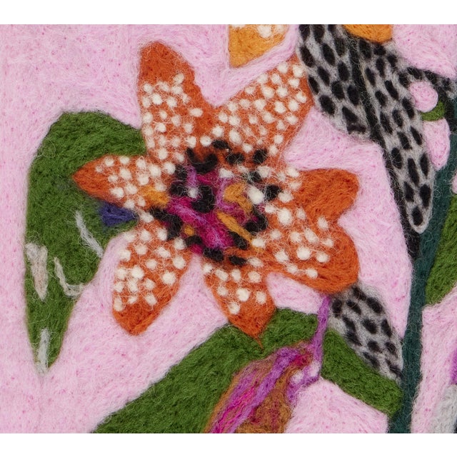 This series of hand needle-felted works began as botanical drawings, originally created as flat, digital studies. Removed...