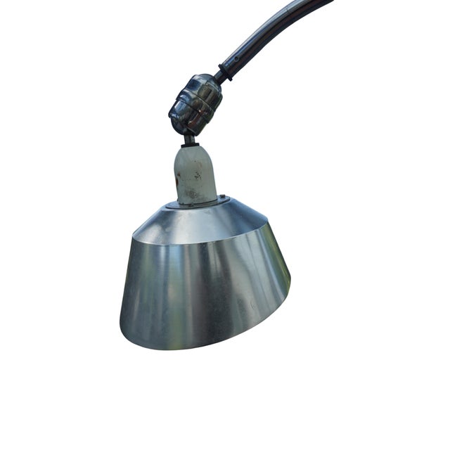 Metal Vintage Industrial Triplex Pendulum Clamp Lamp by Johan Petter Johansson for Asea, Sweden, 1930s For Sale - Image 7 of 12