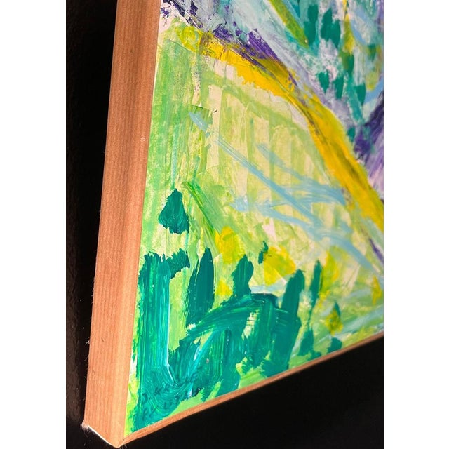 Gold Jean Krille, Landscape 128 (Utah), Oil on Canvas, 1988 For Sale - Image 8 of 10